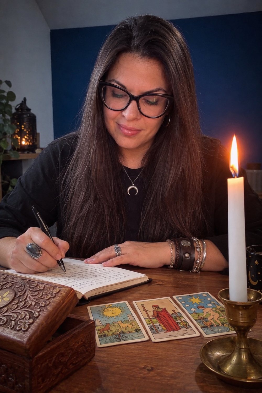 Amani writing a reading